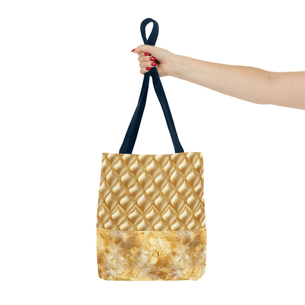 Gold Shimmer Reusable Tote Bag