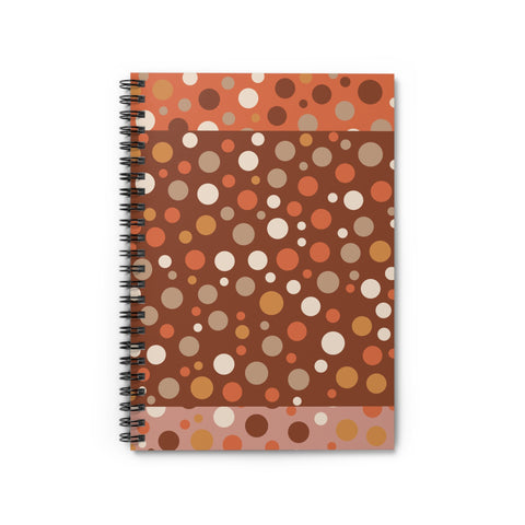 Warm Color Dots 2.0 Spiral Notebook - Ruled Line