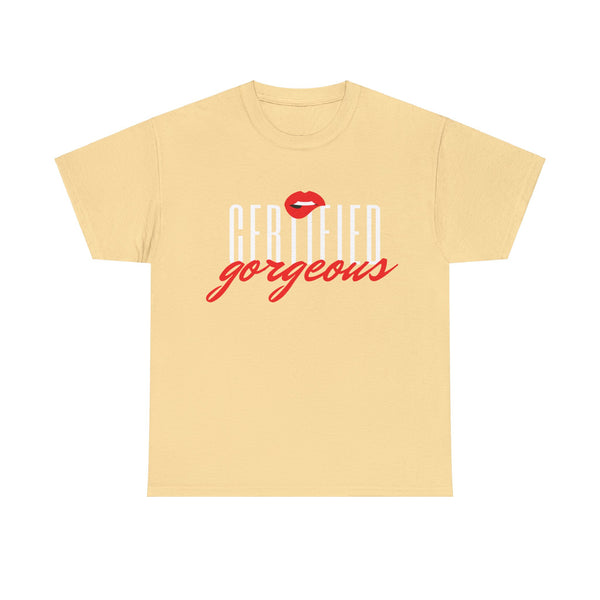 Certified Gorgeous Plus Size Women Heavy Cotton Tee