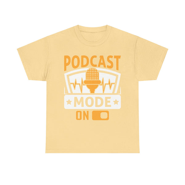 Podcast Mode On Plus Size Woman Heavy Cotton Tee