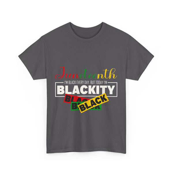 Juneteenth Blackity Plus Size Woman Heavy Cotton Tee