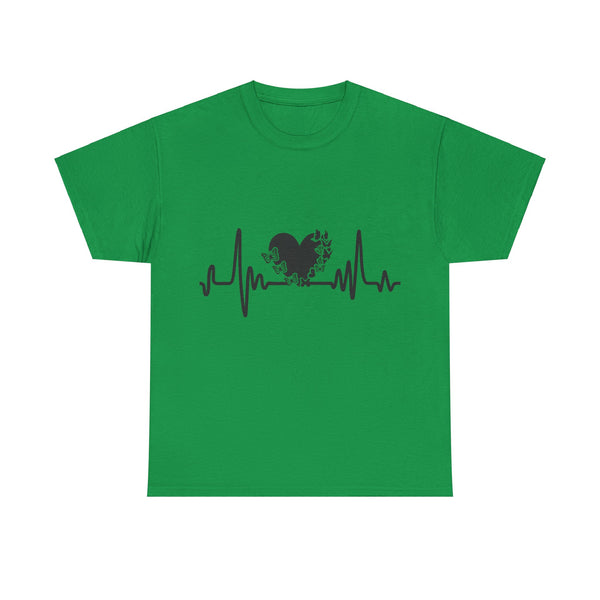 Love is Life Line Plus Size Women Heavy Cotton Tee