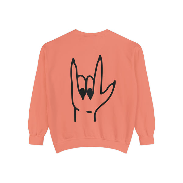 Sweet Unisex Garment-Dyed Sweatshirt