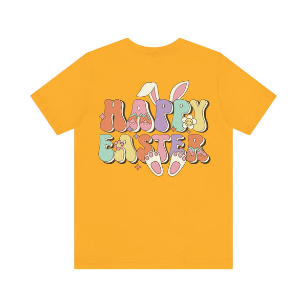 Happy Easter Plus Size Woman Jersey Short Sleeve Tee T-Shirt