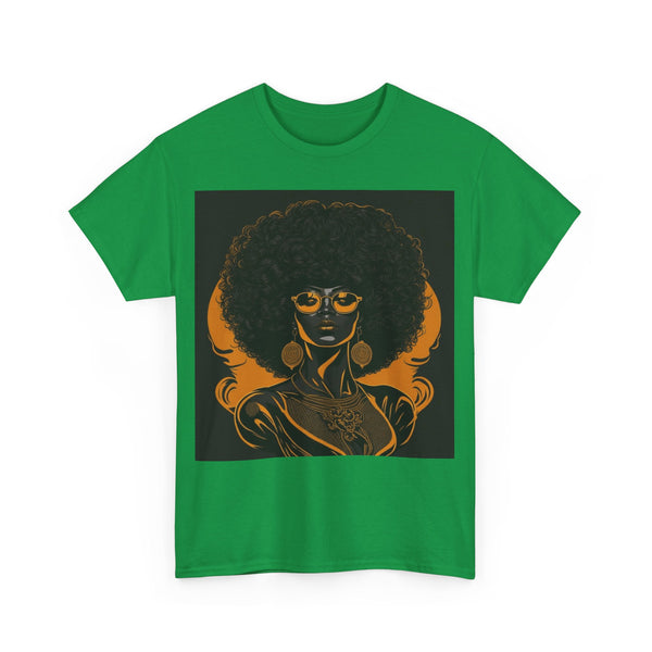 "Black Women" Woman Crewneck T-Shirt: Focus on the Good - Unisex Heavy Cotton Tee