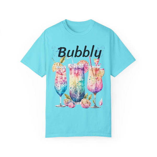 Bubbly Plus Size Woman Garment-Dyed T-shirt