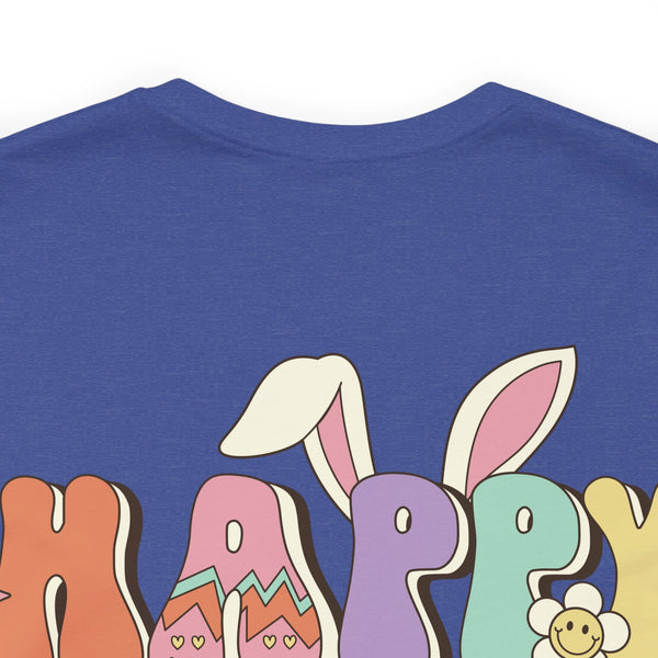Happy Easter Plus Size Woman Jersey Short Sleeve Tee T-Shirt
