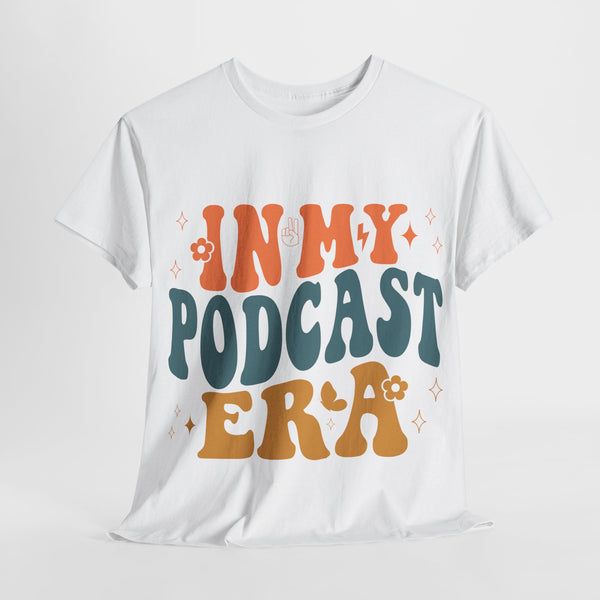 Im in my Podcast Era Plus Size Woman Heavy Cotton Tee