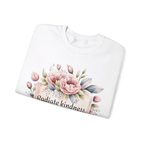 Radiate kindness, ignite positivity! Unisex Heavy Blend™ Crewneck Sweatshirt