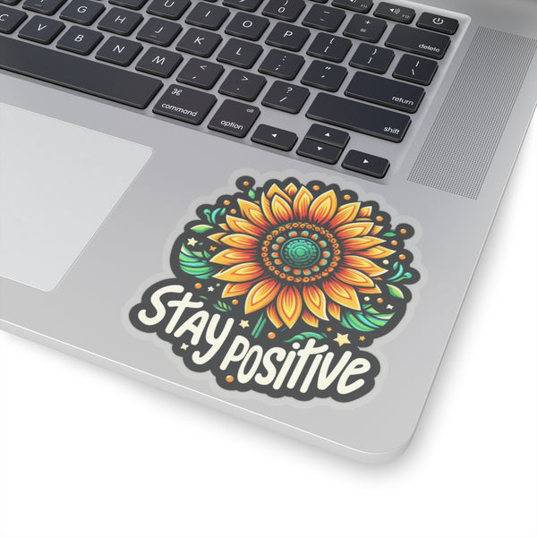 Stay Positive Kiss-Cut Stickers