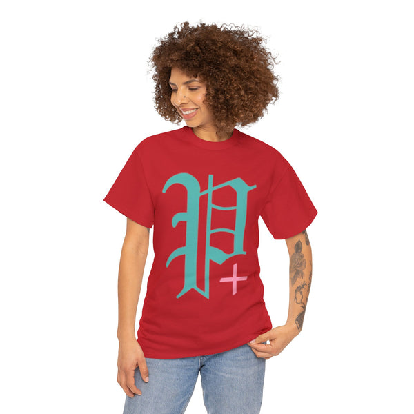 "Plus All Over" Plus Size Women Heavy Cotton Tee T-shirt