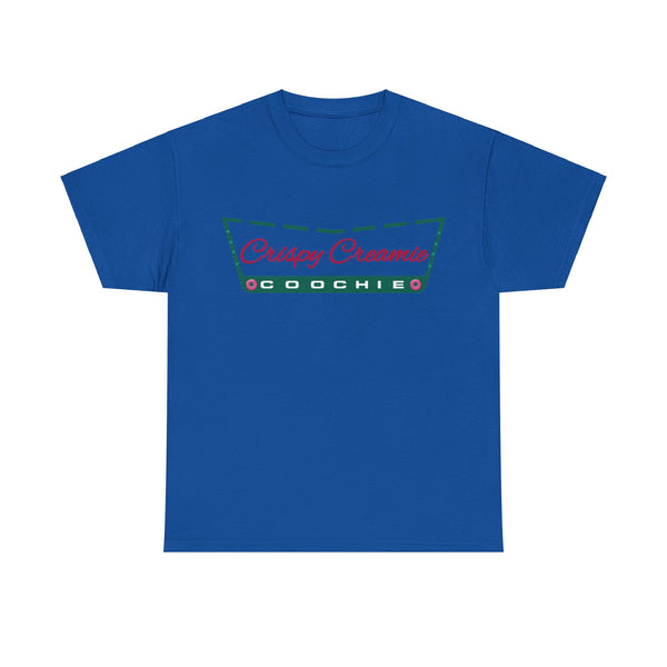 "Crispy Cream" Woman Crewneck T-Shirt: Focus on the Good - Unisex Heavy Cotton Tee
