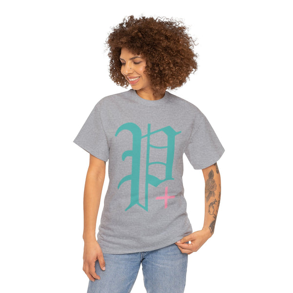 "Plus All Over" Plus Size Women Heavy Cotton Tee T-shirt