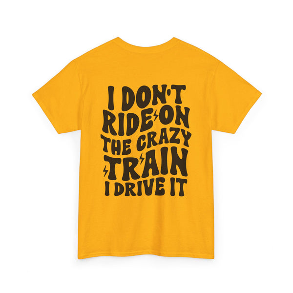 Fueled by Coffee and Podcast Women Heavy Cotton Tee T-Shirt