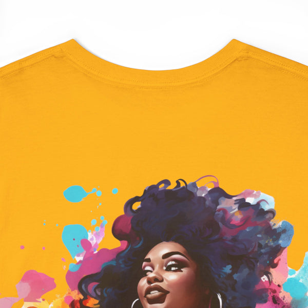 Anyone can Drive, Not handle Curves Plus Size Women Heavy Cotton Tee