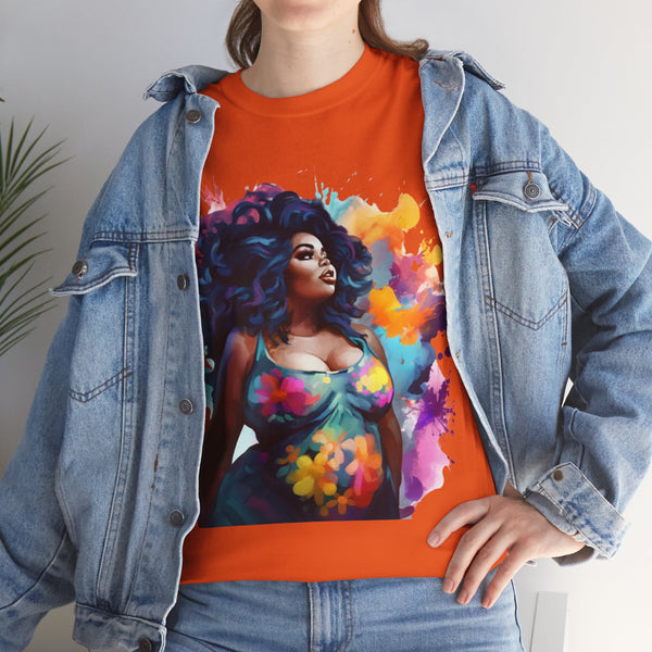 Empress Plus Size Women Heavy Cotton Tee