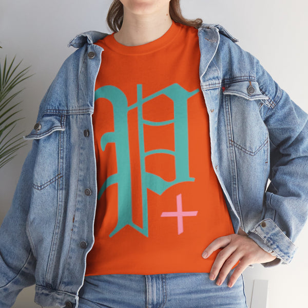 "Plus All Over" Plus Size Women Heavy Cotton Tee T-shirt