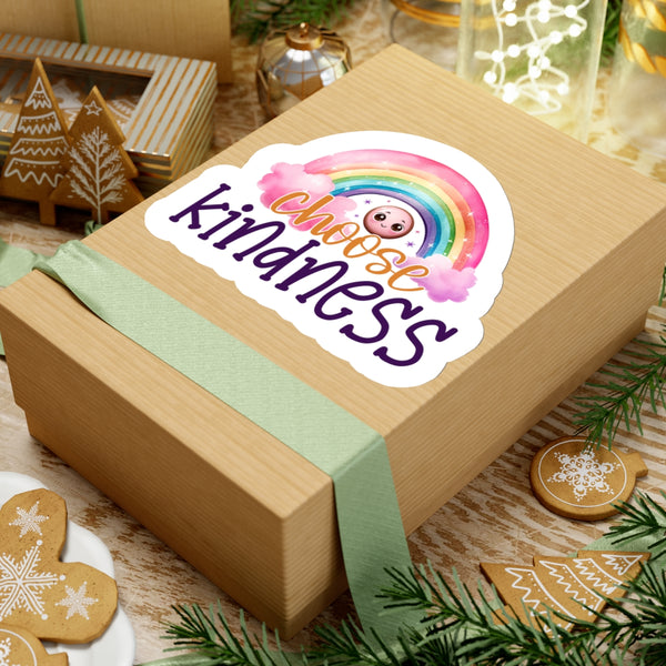 Choose Kindness Kiss-Cut Stickers
