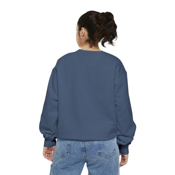 Flowers Woman Garment-Dyed Sweatshirt