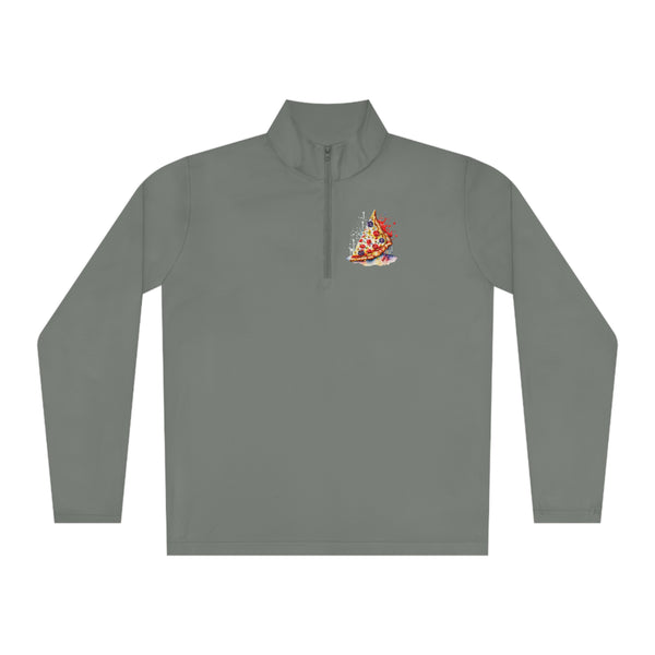Pizza Woman Quarter-Zip Active Pullover