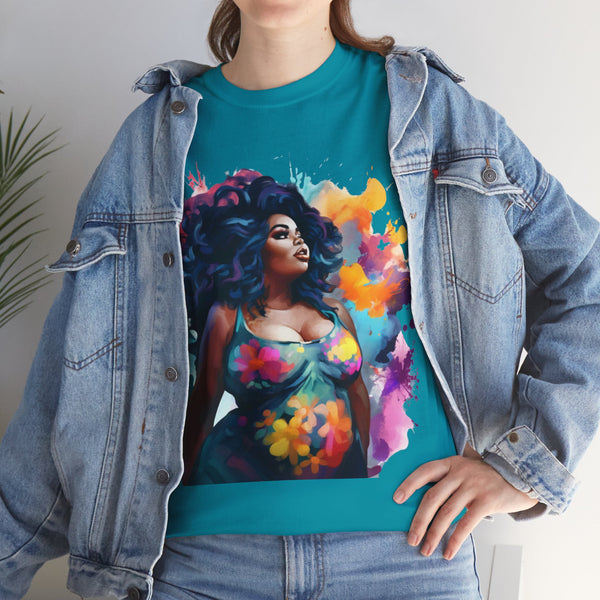 Empress Plus Size Women Heavy Cotton Tee