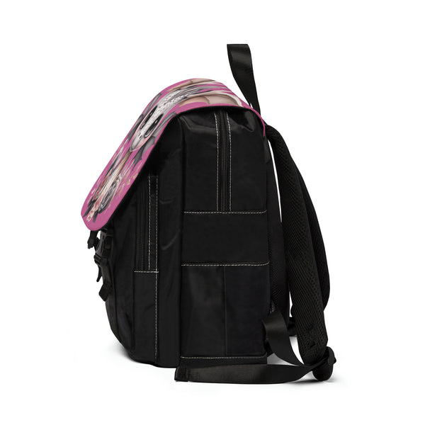 Cute Dragon Woman Casual Shoulder Backpack