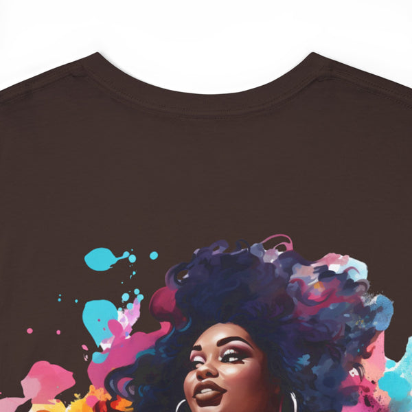 Anyone can Drive, Not handle Curves Plus Size Women Heavy Cotton Tee