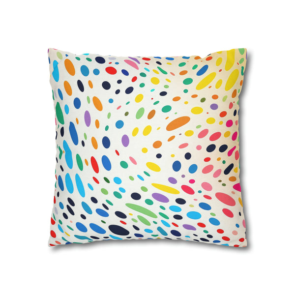 Spawn Polka Dots Spun Polyester Square Pillowcase