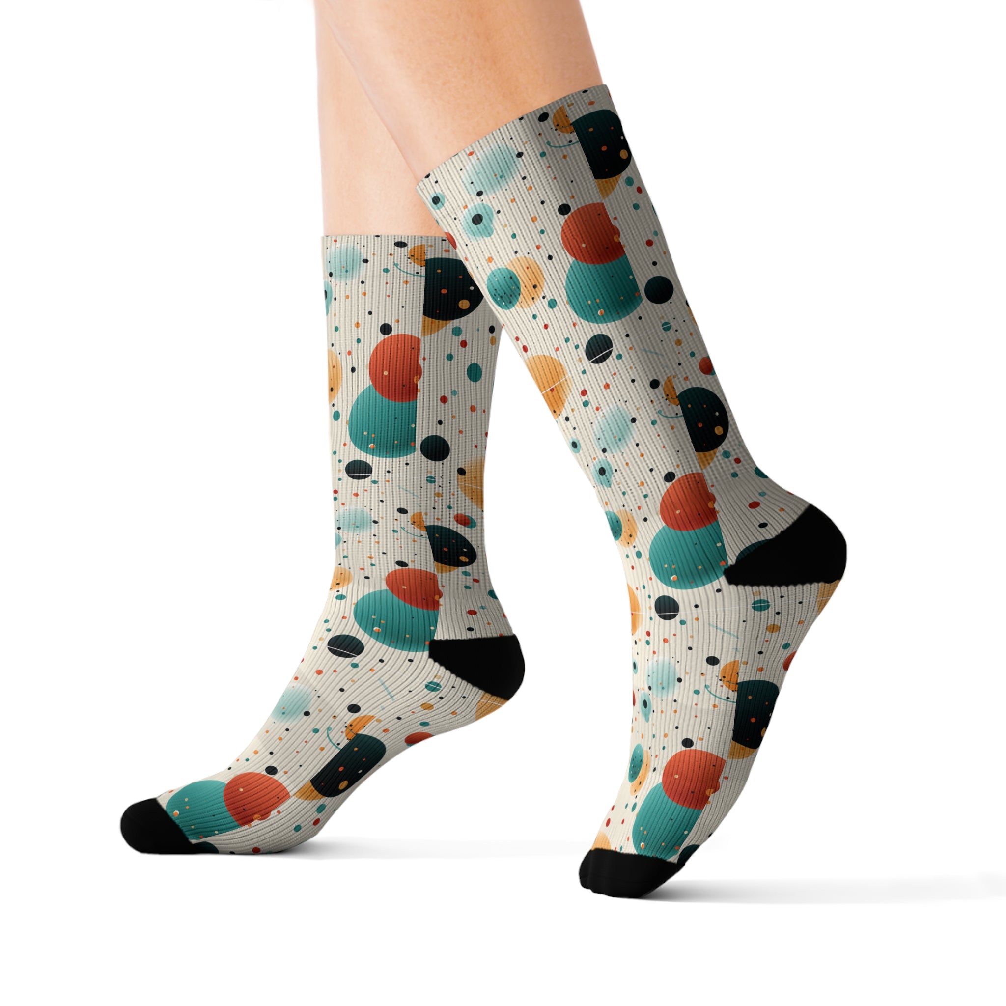 Dynamic 2.0 Polka Dots Sublimation Woman Socks