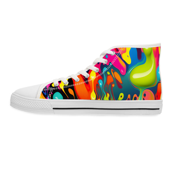 Graffiti Women's High Top Sneakers