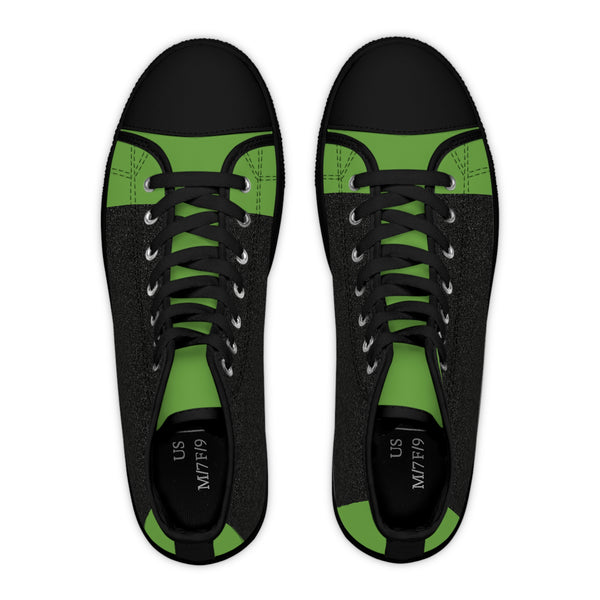 Green/Black Women's High Top Sneakers