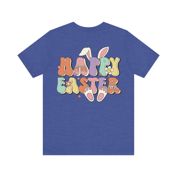 Happy Easter Plus Size Woman Jersey Short Sleeve Tee T-Shirt
