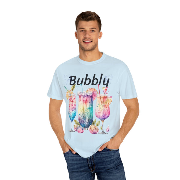 Bubbly Plus Size Woman Garment-Dyed T-shirt