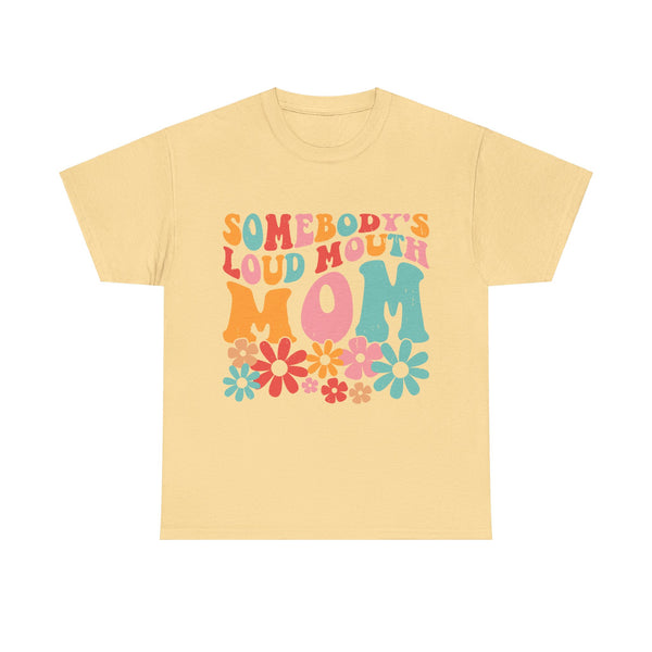 "Somebody Loud Mouth Mama" Plus Size Women Heavy Cotton Tee T-Shirt