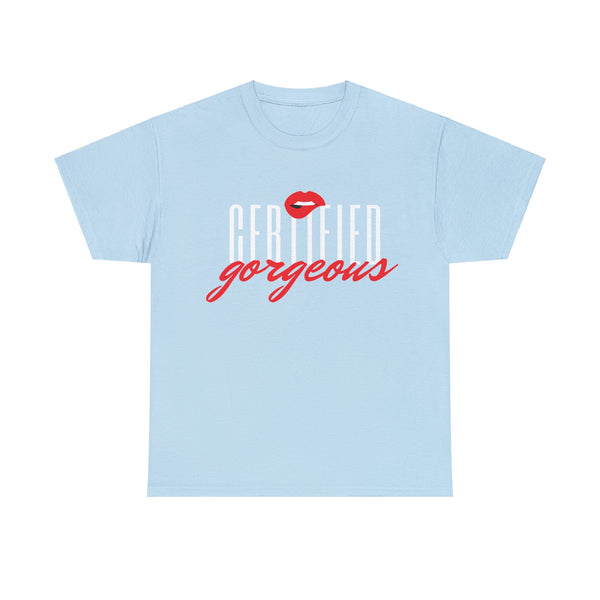 Certified Gorgeous Plus Size Women Heavy Cotton Tee
