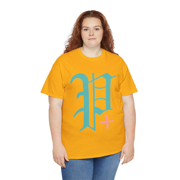 "Plus All Over" Plus Size Women Heavy Cotton Tee T-shirt