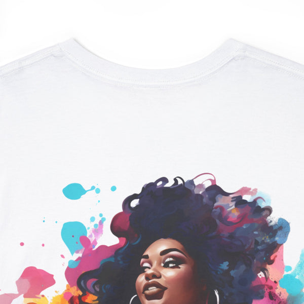Anyone can Drive, Not handle Curves Plus Size Women Heavy Cotton Tee