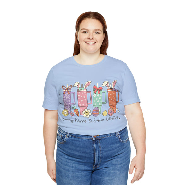 Happy Easter Plus Size Woman Jersey Short Sleeve Tee T-Shirt