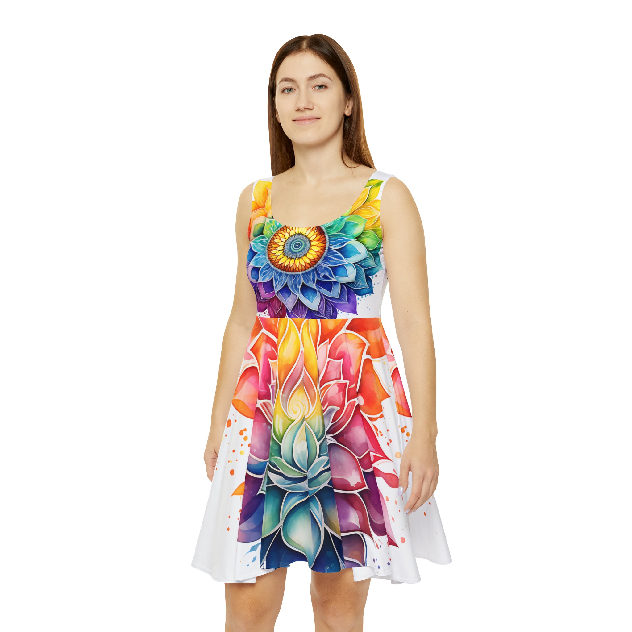 Flowery Women's Skater Dress