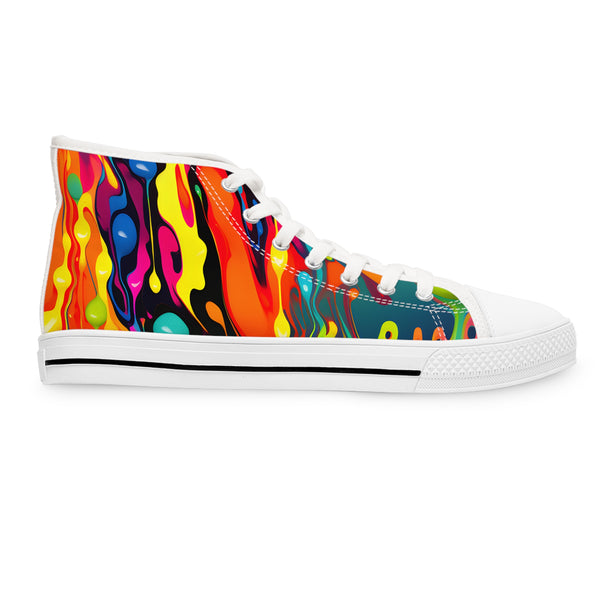 Graffiti Women's High Top Sneakers