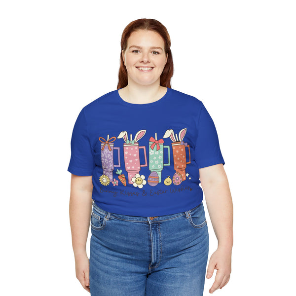 Happy Easter Plus Size Woman Jersey Short Sleeve Tee T-Shirt