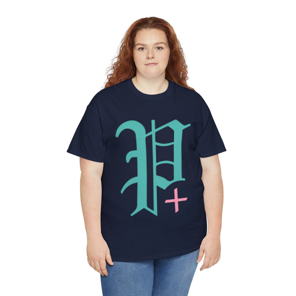 "Plus All Over" Plus Size Women Heavy Cotton Tee T-shirt