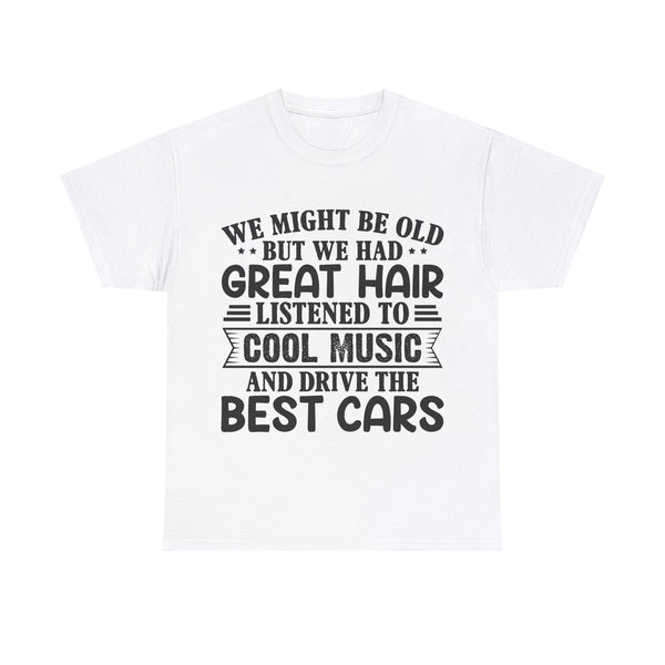 "We Might Be Old" of Empress Plus Size Women Heavy Cotton Tee