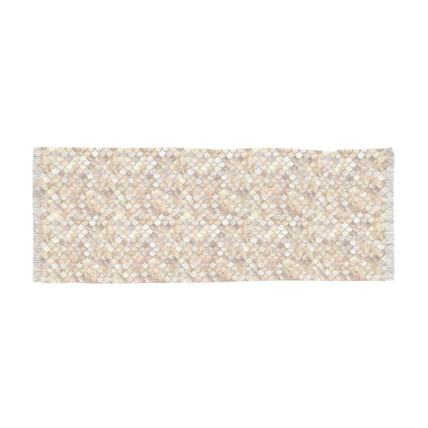 Gold Fish Scale Woman Light Scarf