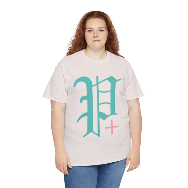 "Plus All Over" Plus Size Women Heavy Cotton Tee T-shirt