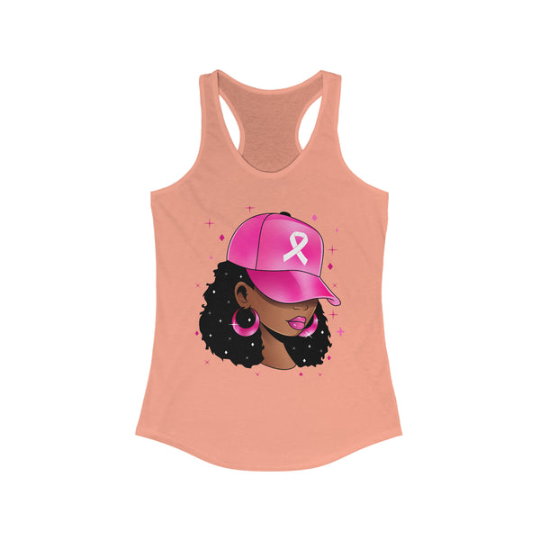 Breast Cancer Awareness Women's Ideal Racerback Tank
