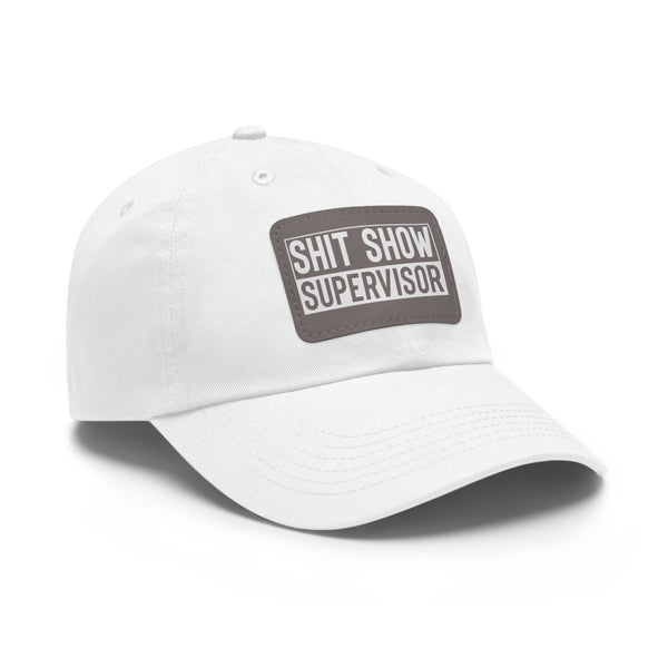 Sh*t Show Supervisor Ladies Hat with Leather Patch
