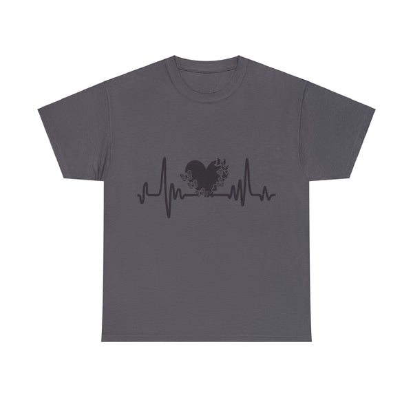 Love is Life Line Plus Size Women Heavy Cotton Tee