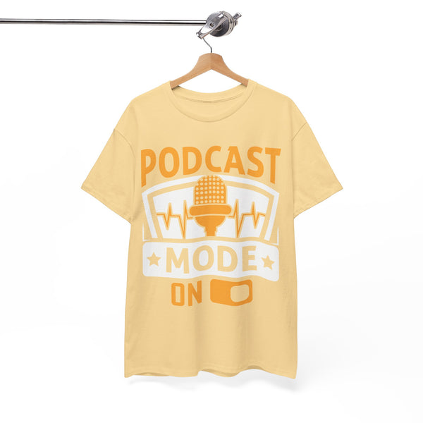 Podcast Mode On Plus Size Woman Heavy Cotton Tee