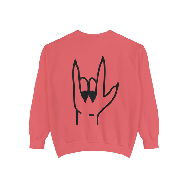 Sweet Unisex Garment-Dyed Sweatshirt
